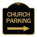 Church Parking (With Right Arrow)
