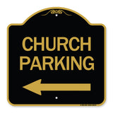 Church Parking (With Left Arrow)