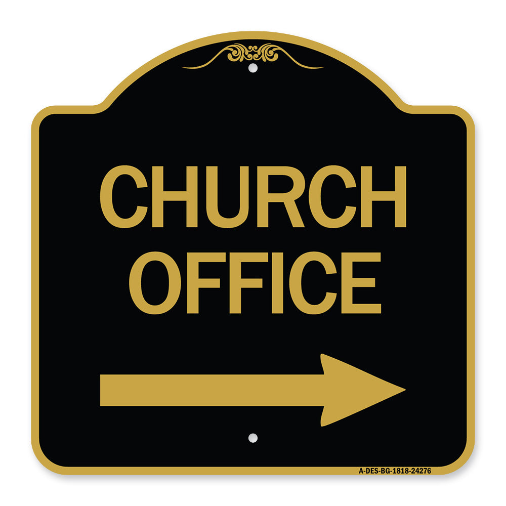 Church Office (With Right Arrow)