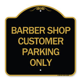 Barber Shop Customer Parking Only