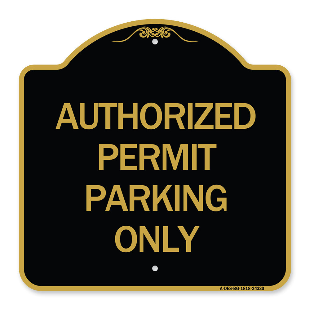 Authorized Permit Parking Only