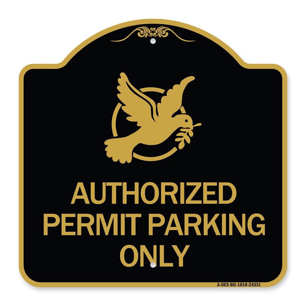 Authorized Church Parking Only (With Graphic)