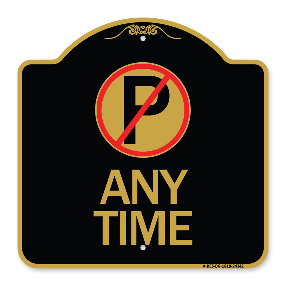 Anytime (No Parking Symbol)