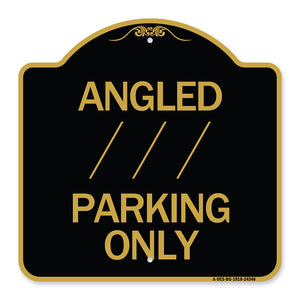 Angle Parking Only (With Bidirectional Arrow) 1