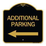 Additional Parking Sign (Left Arrow)