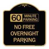60 Minute Parking - No Free Overnight Parking