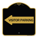 Visitor Parking (With Left Arrow)