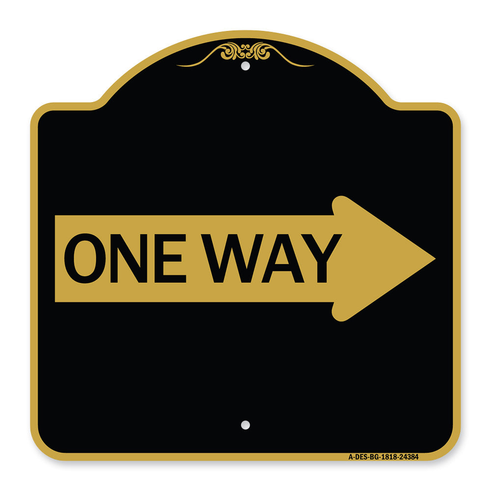 One Way (With Right Arrow)