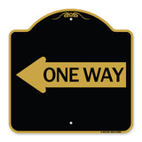 One Way (With Left Arrow)
