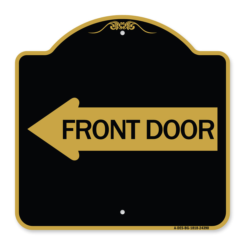 Front Door (With Left Arrow)