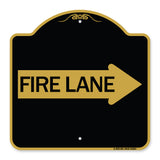 Fire Lane Right Arrow