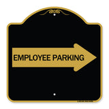 Employee Parking (With Right Arrow)