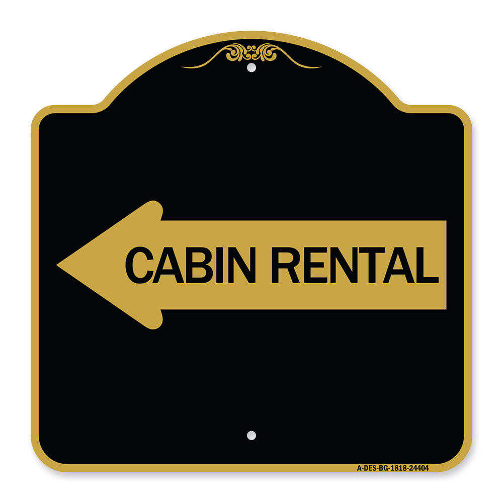 Cabin Rental (With Left Arrow)