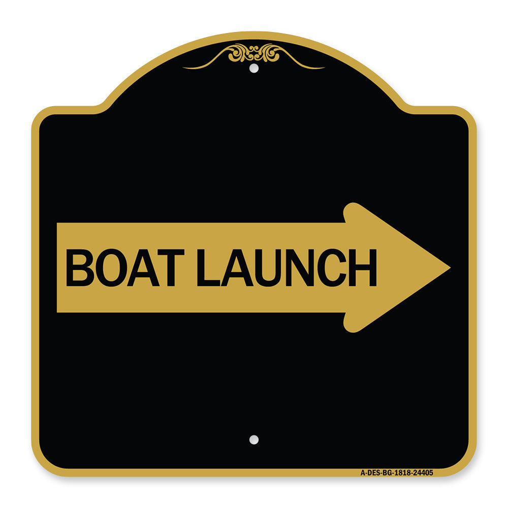 Boat Launch (With Right Arrow)