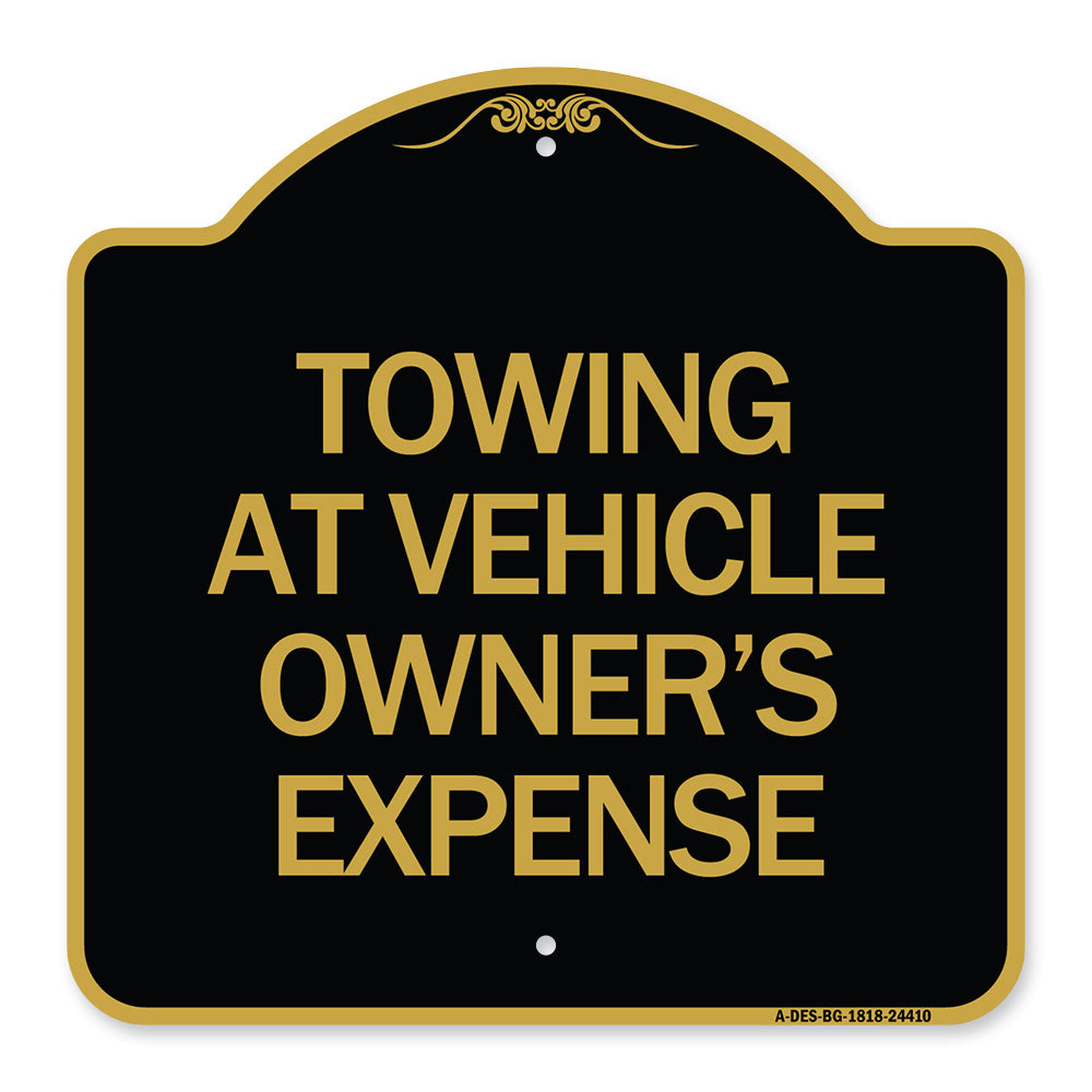 Towing at Vehicle Owner's Expense