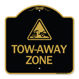 Tow-Away Zone with Graphic