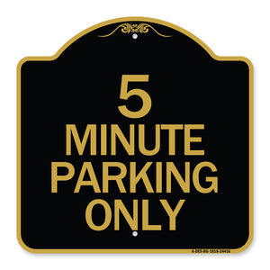 5 Minute Parking Only