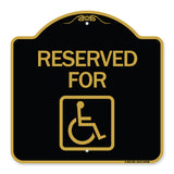 Reserved for (With Accessible Symbol)