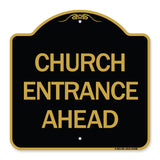 Church Entrance Ahead