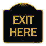 Exit Here