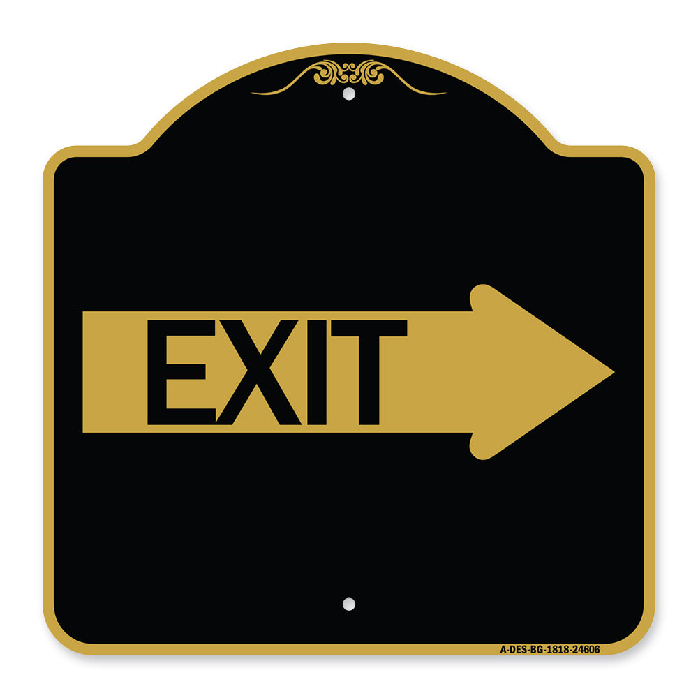 Exit (With Right Arrow)