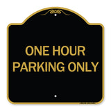 One Hour Parking Only