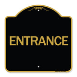 Traffic Entrance Sign Entrance