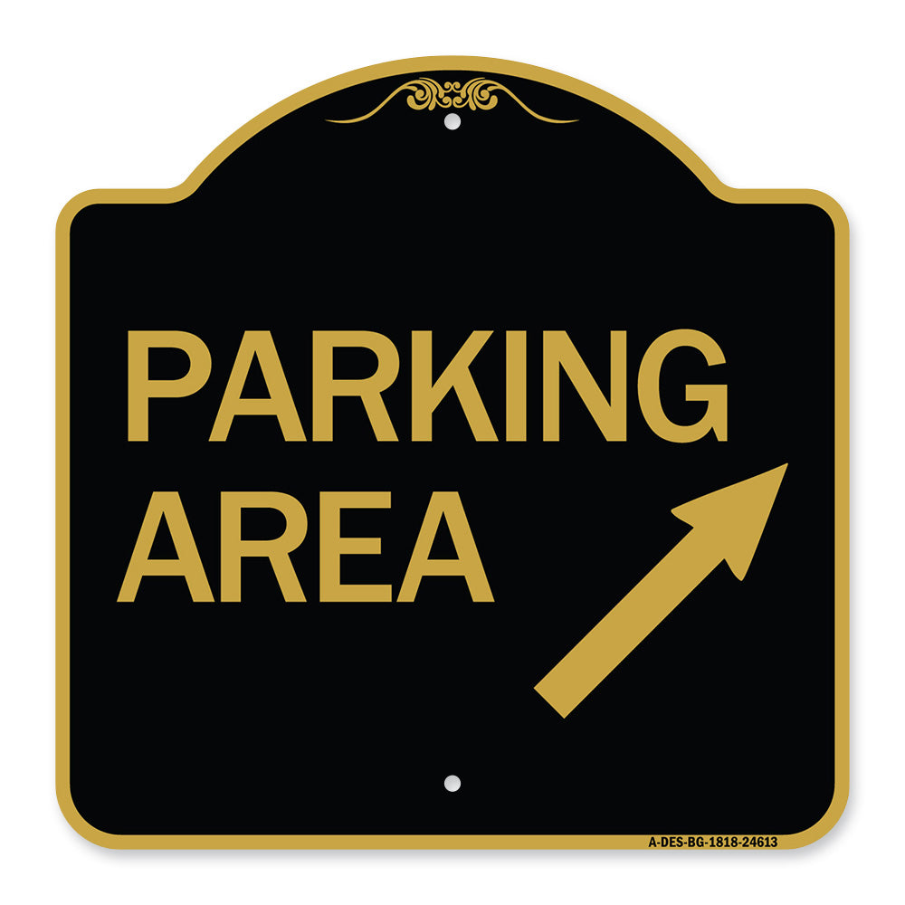Parking Area (Up Right Arrow Symbol)