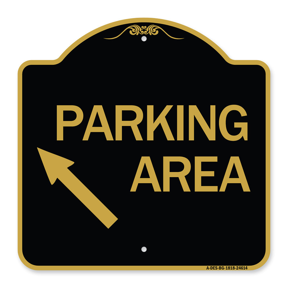 Parking Area (Up Left Arrow Symbol)