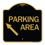Parking Area (Up Left Arrow Symbol)
