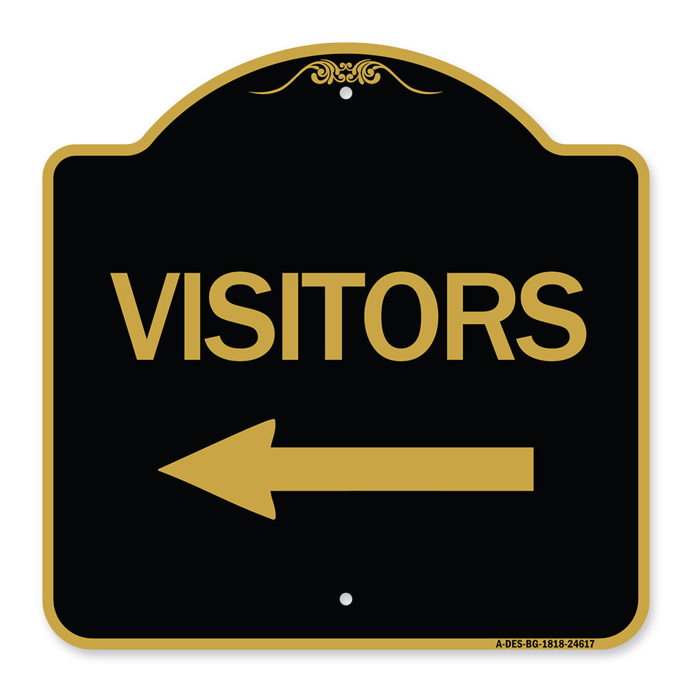 Visitors with Left Arrow