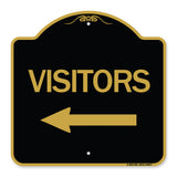 Visitors with Left Arrow