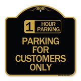 1 Hour Parking - Parking for Customers Only