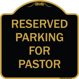 Reserved Parking For Pastor
