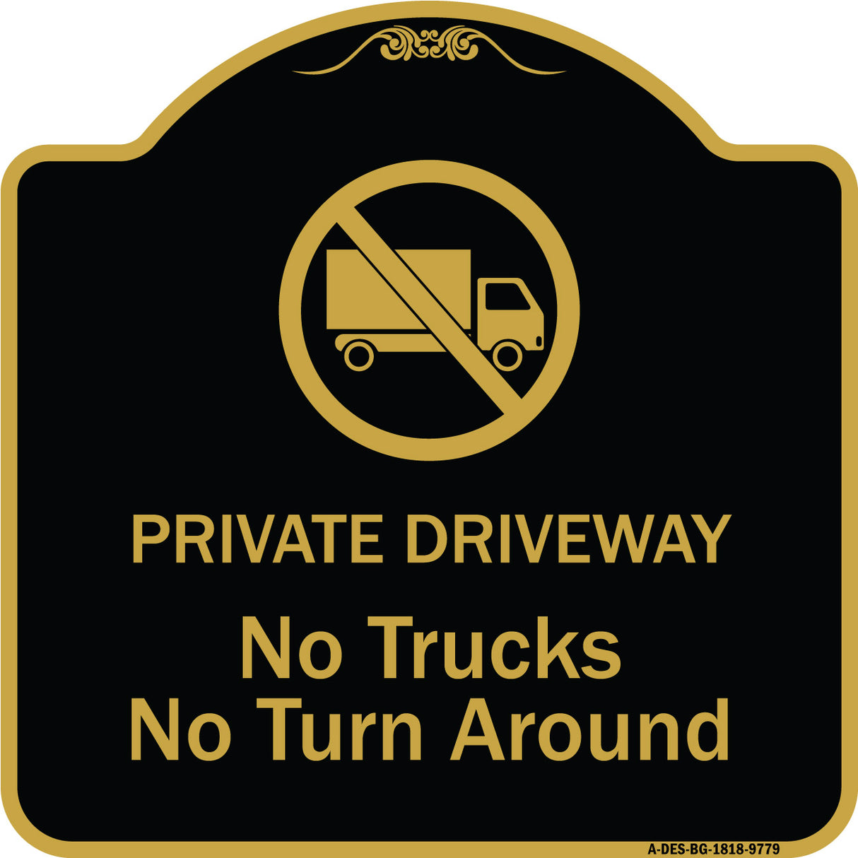 Private Driveway. No Trucks No Turnaround