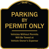 Parking By Permit Only Vehicles Without Permits Towed At Vehicle Owner's Expense
