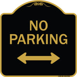 No Parking With Bidirectional Arrow
