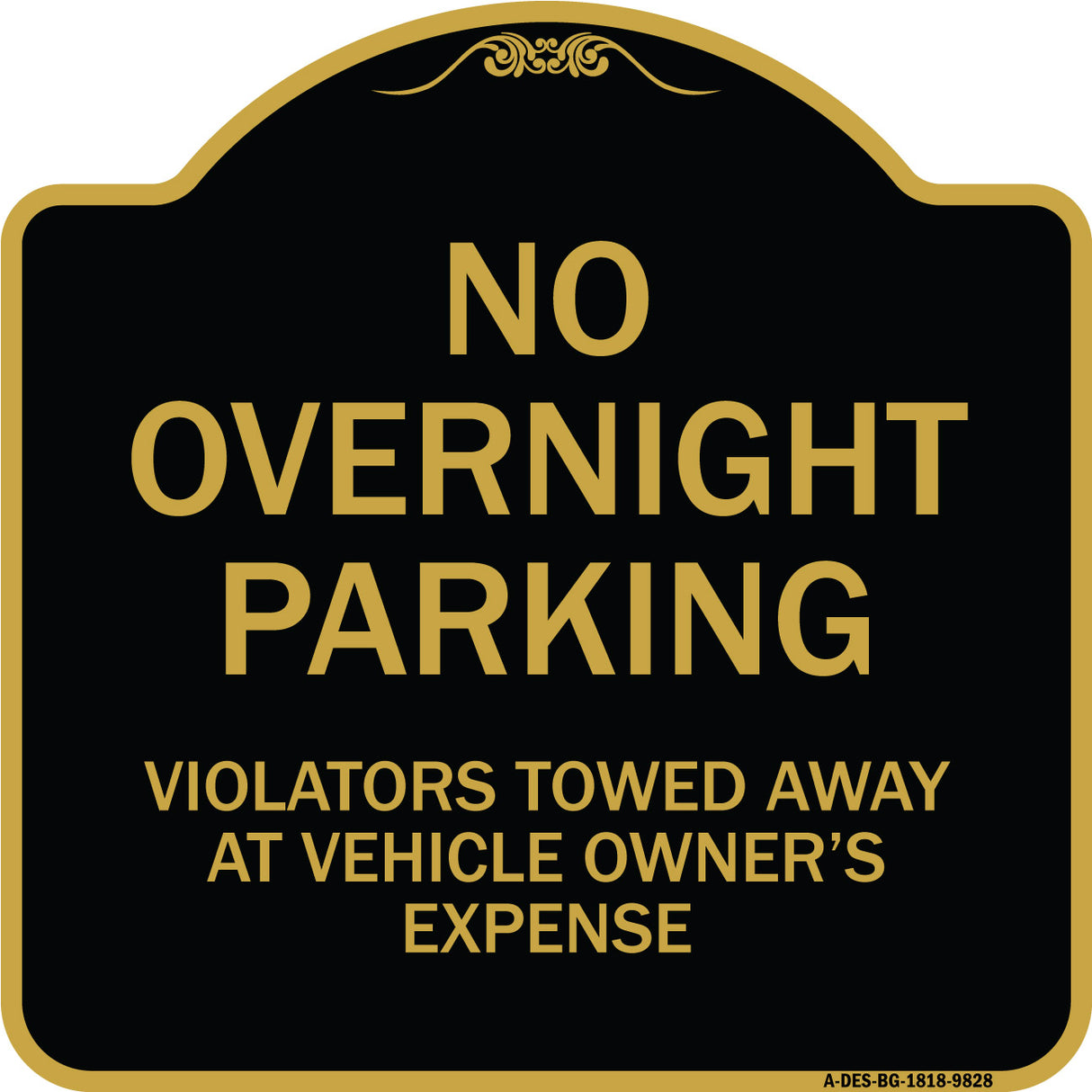 No Overnight Parking