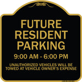 Future Resident Parking 9:00 To 6:00