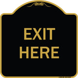 Exit Here