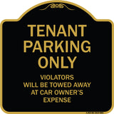 Tenant Parking Only Violators Will Be Towed Away At Car Owner's Expense