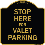 Stop Here For Valet Parking