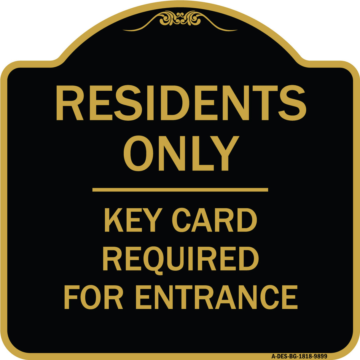 Residence-only-key Card