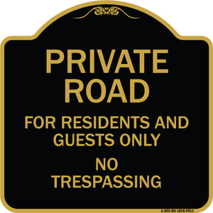 Private Road No Trespassing Or Soliciting With No Outlet Symbol