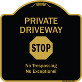 Private Driveway, Stop