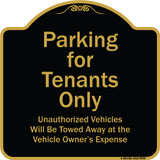 Parking For Tenants Only Unauthorized Vehicles Towed Away