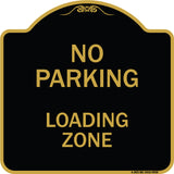 No Parking Loading Zone Sign