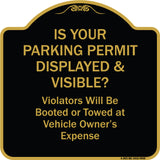 Is Your Parking Permit Displayed & Visible