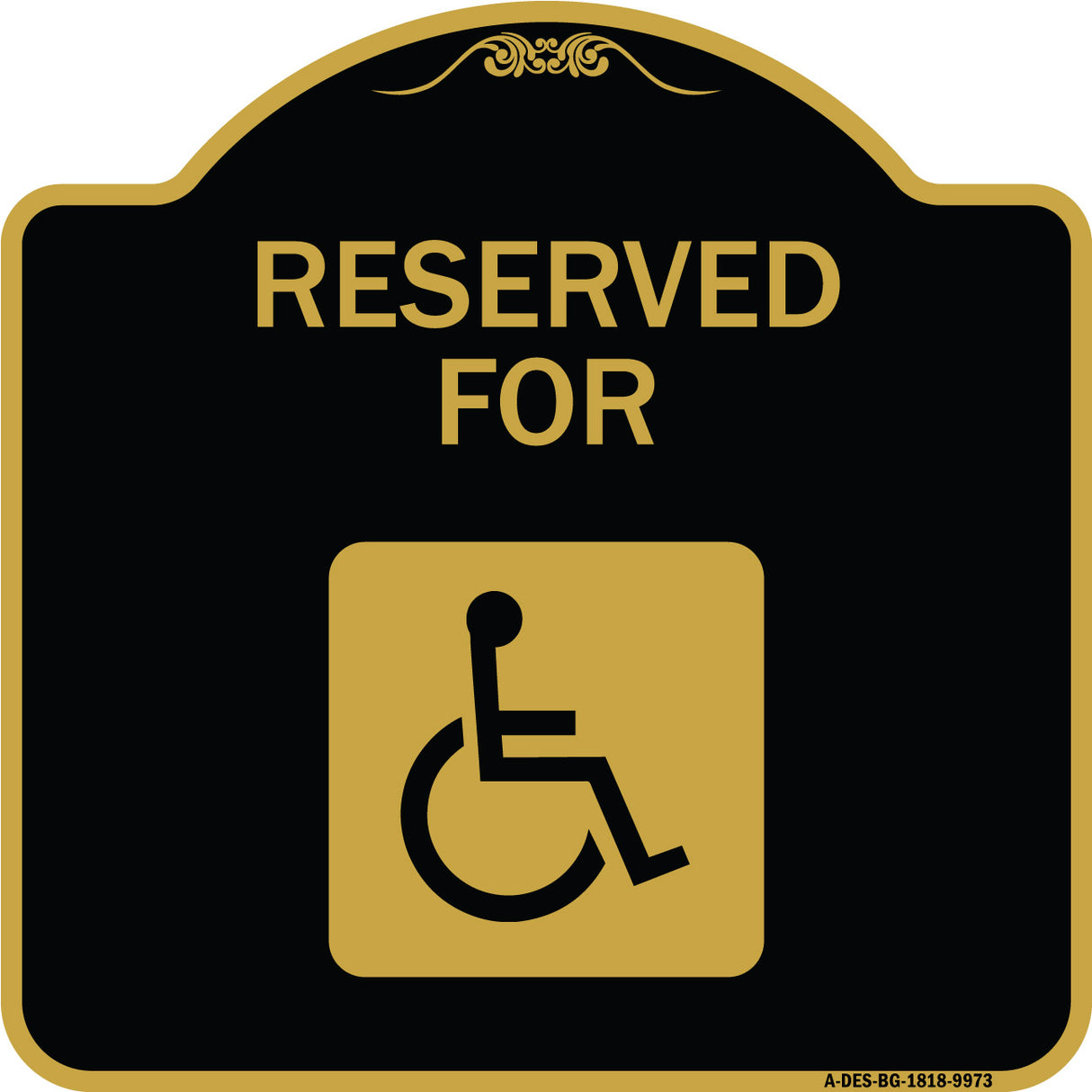 Graphic Handicapped Reserved