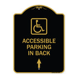 With NY - Approved Isa Symbol Accessible Parking on Up Arrow (With Graphic)